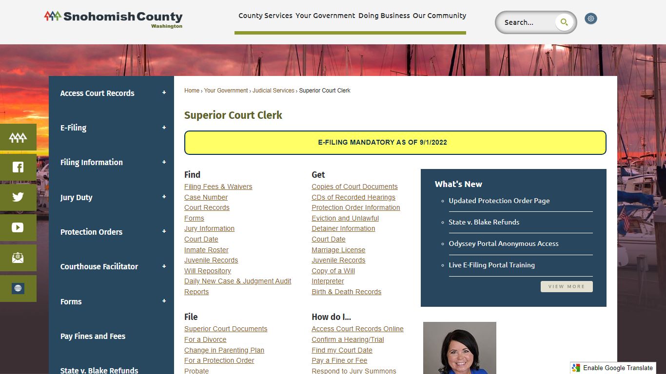 Superior Court Clerk | Snohomish County, WA - Official Website